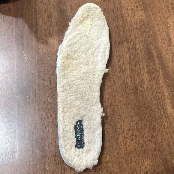 Ross & Snow Federico SP Black Moto Boots Shearling Lined Italian Leather 10.5 - Picture 8 of 10